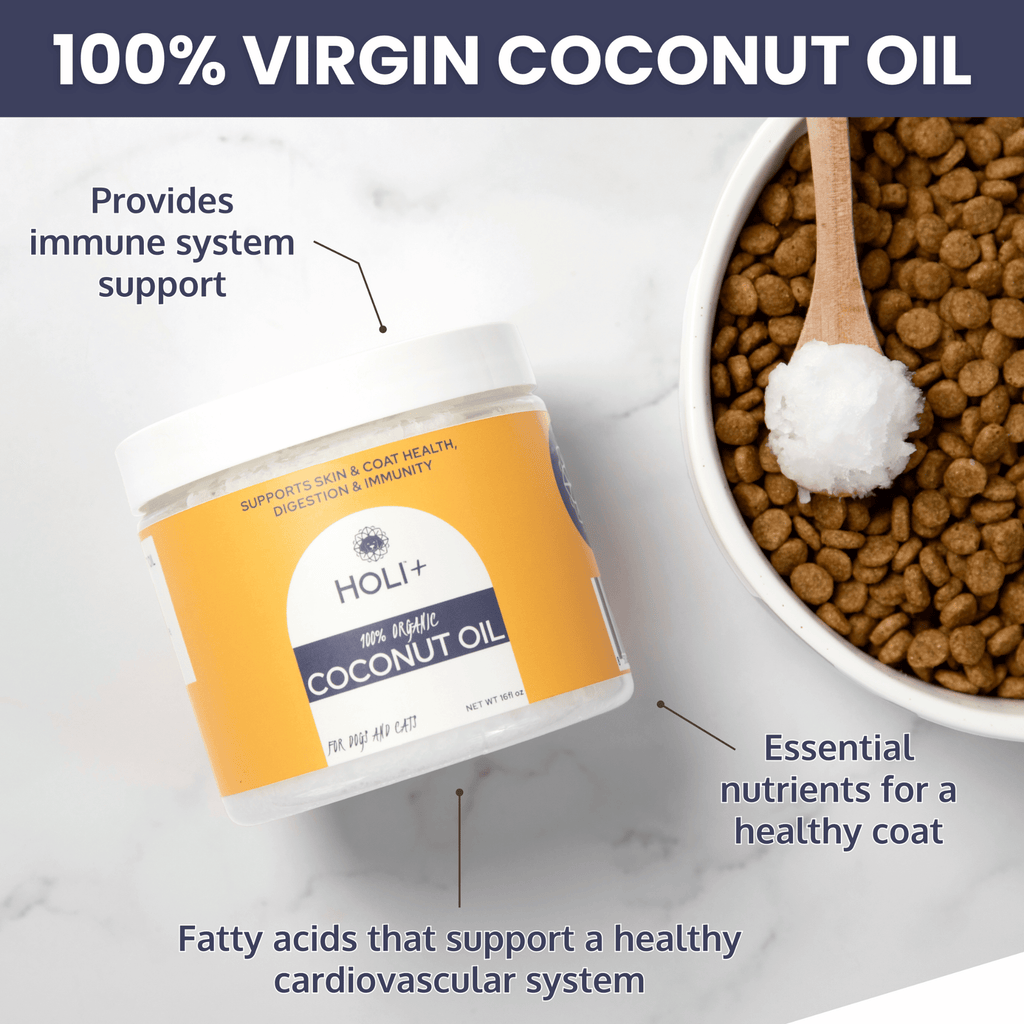 100% Organic Virgin Coconut Oil for Dogs & Cats