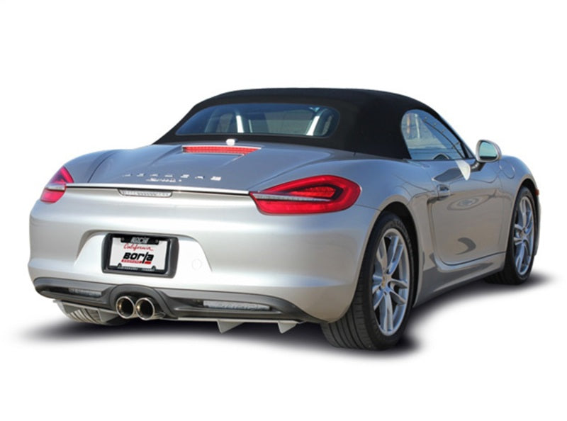 Borla 14-15 Porsche Cayman/Boxster (981) RWD 2Dr Dual Center Rear Exit Catback 4in Tip Exhaust Sys 140534
