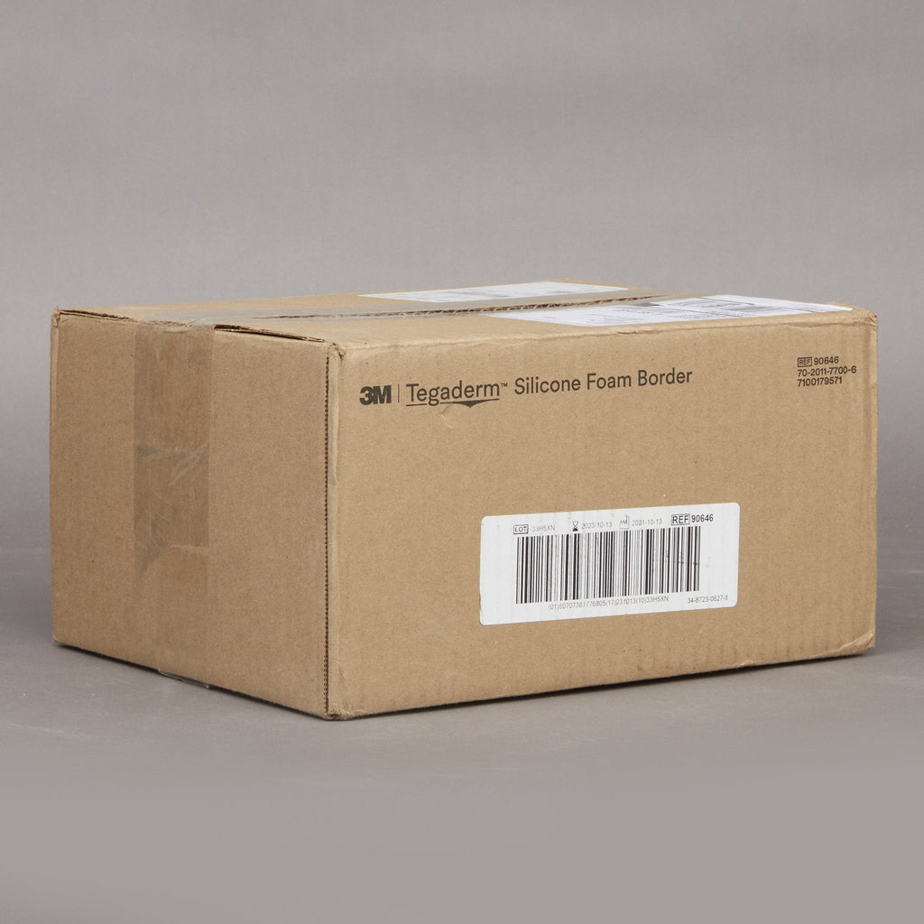 3M™ Tegaderm™ Silicone Foam Dressing, 6-1/2 x 6-1/2 Inch Heel / Contour 90646