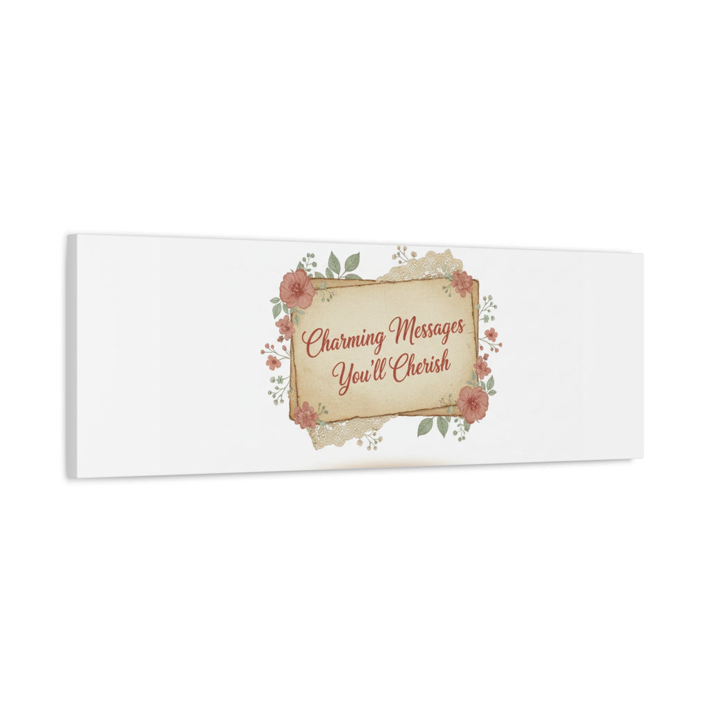 Love Letter Collage Canvas, Vintage Letter Art, Wax Seal Romance Print