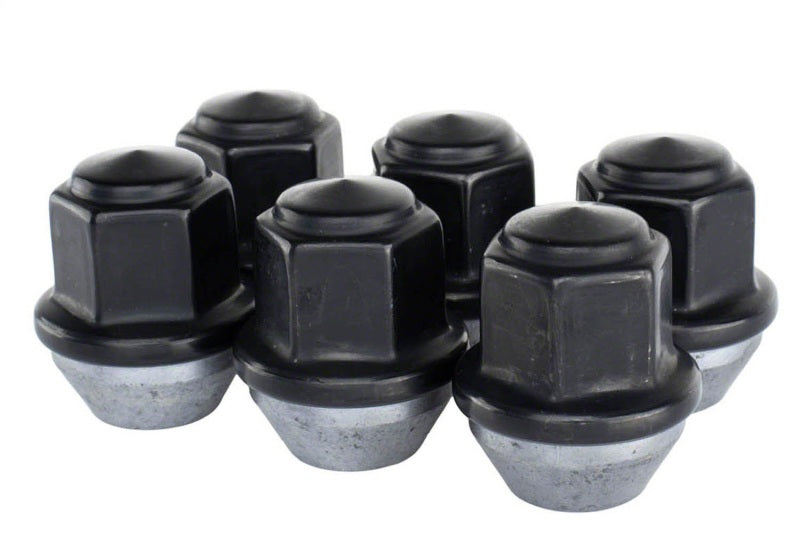 Ford Racing M12 x 1.5 Black Lug Nut - Set of 6 M-1012-BR