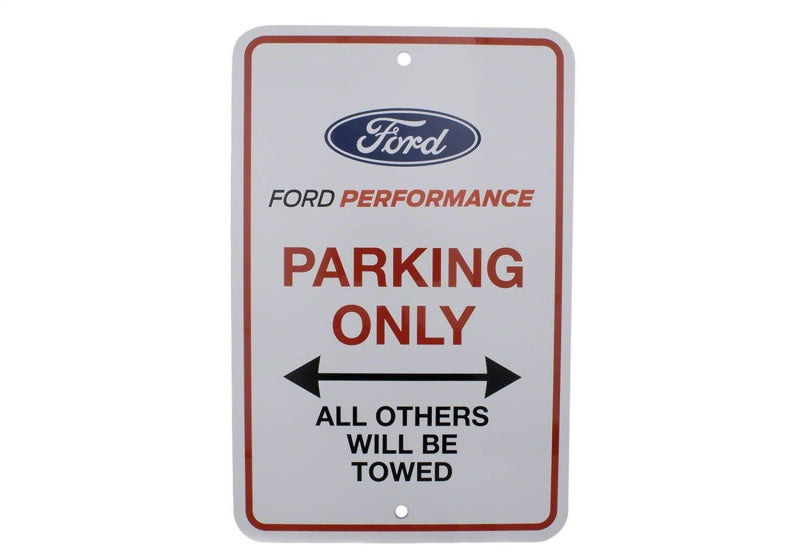 Ford Racing Ford Performance Parking Only Sign M-1827-PARK