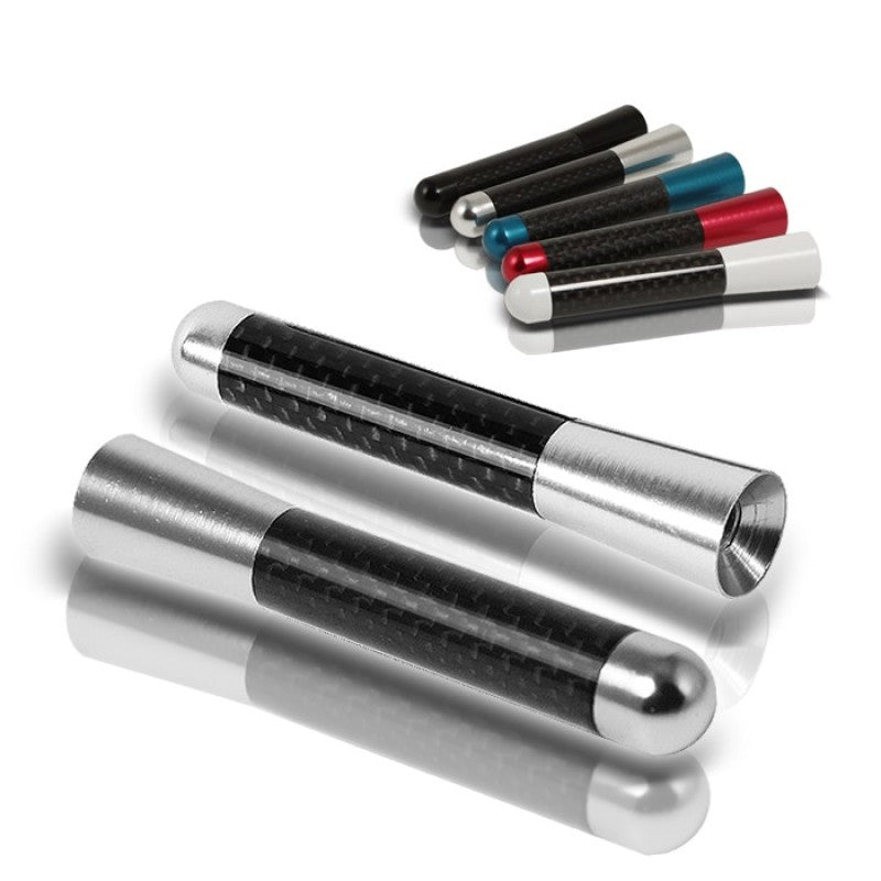 SPYDER Xtune Carbon Fiber Antenna 3 Inch Silver ACC-019 5013798