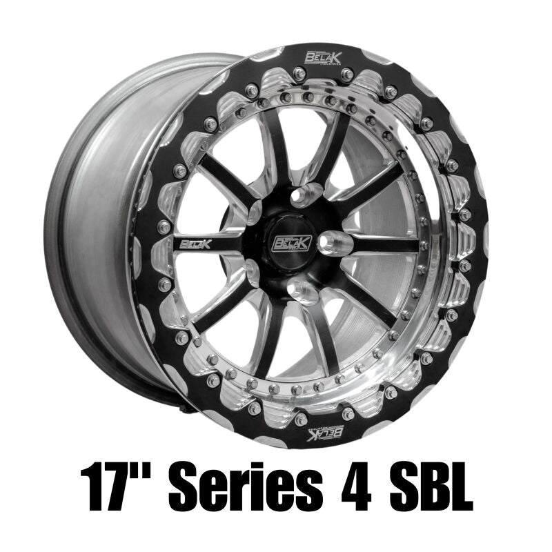 Belak Wheels Belak 17x10.5 / 8.25in BS / 5x120 BP / Low Pad / Series 4 Wheel - Non-Beadlock 17105120S48BS-NBL