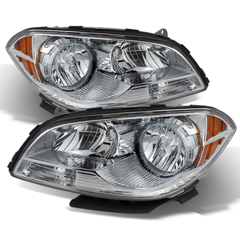SPYDER Xtune Chevy Malibu 2008-2012 Crystal Headlights Chrome HD-JH-CMA08-AM-C 9026027