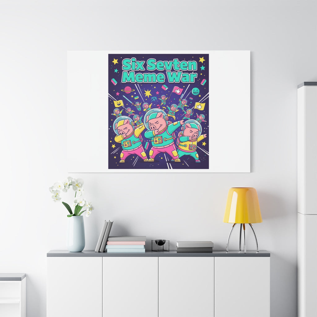Six Sevven Meme War™ Canvas Tote | Nissspelled Edition