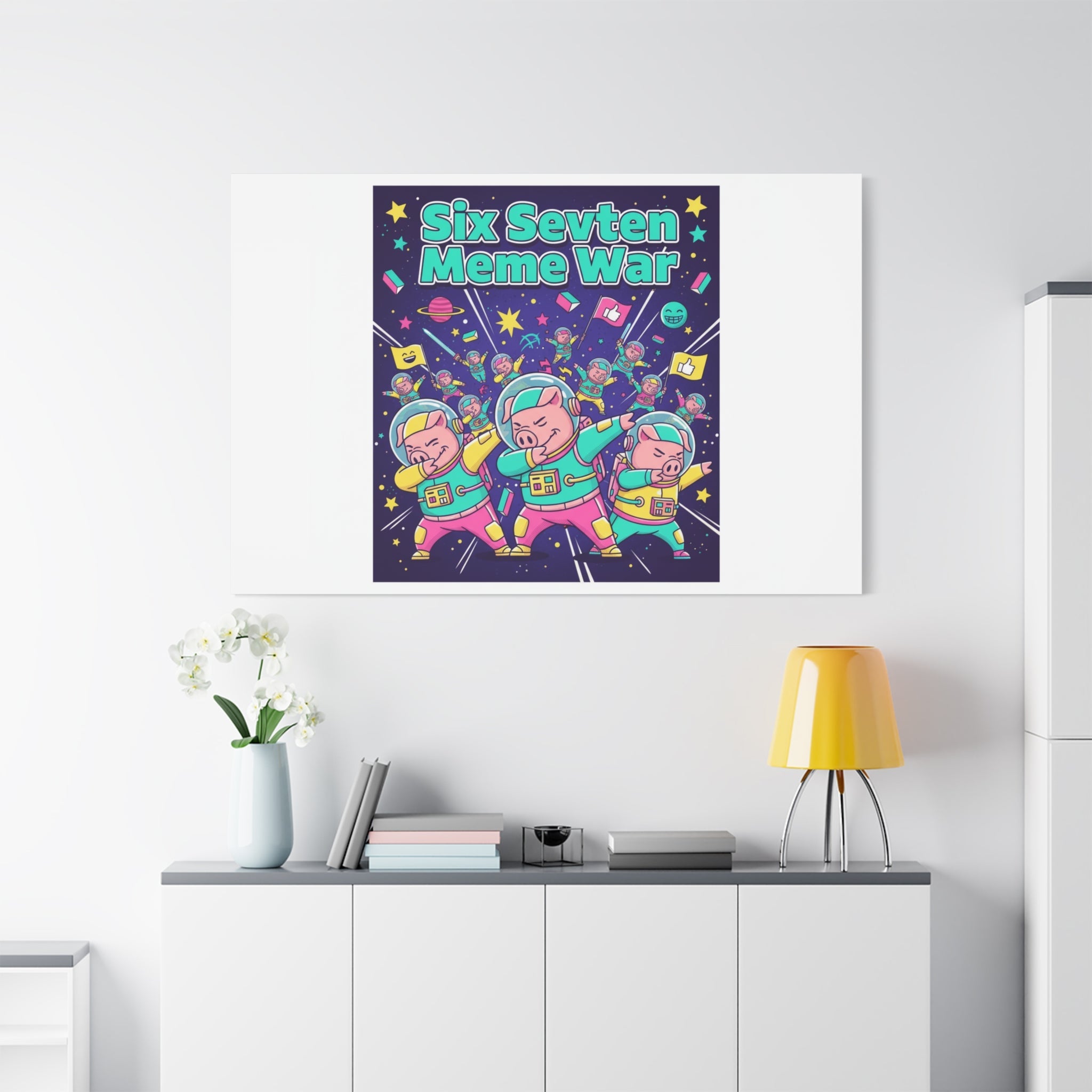 Six Sevven Meme War™ Canvas Tote | Nissspelled Edition