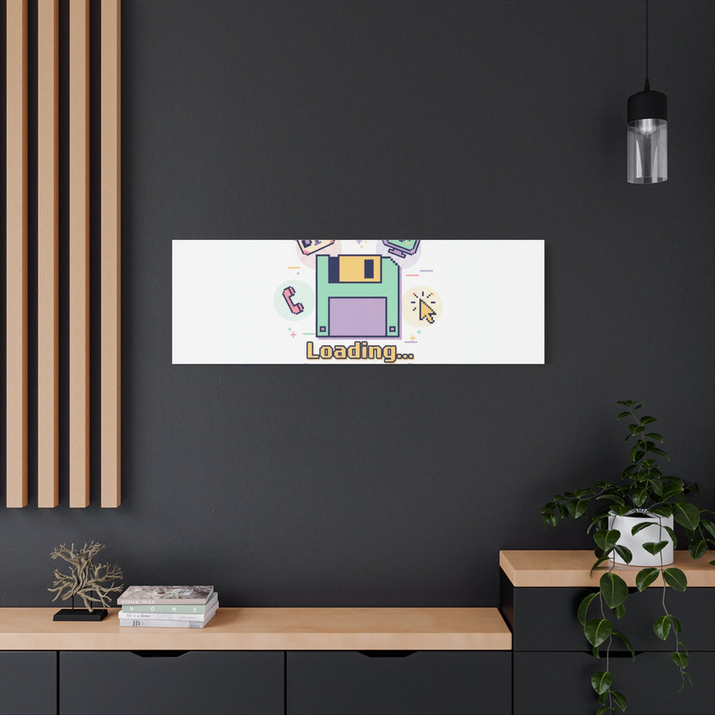 Loading Please Wait Canvas | Old Internet Aesthetic, 90s Web Nostalgia