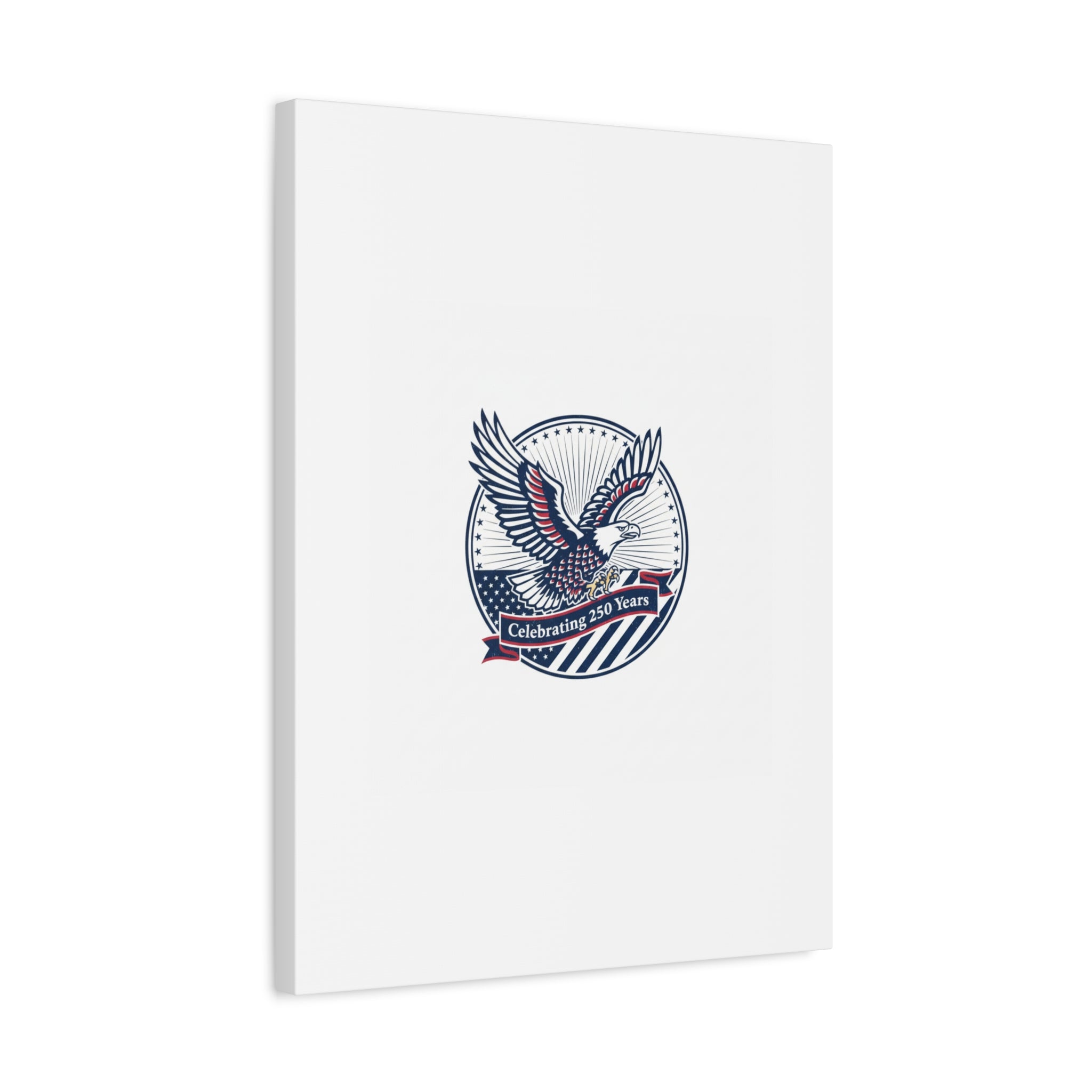 250th Anniversary Eagle Emblem Canvas | Semiquincentennial Americana