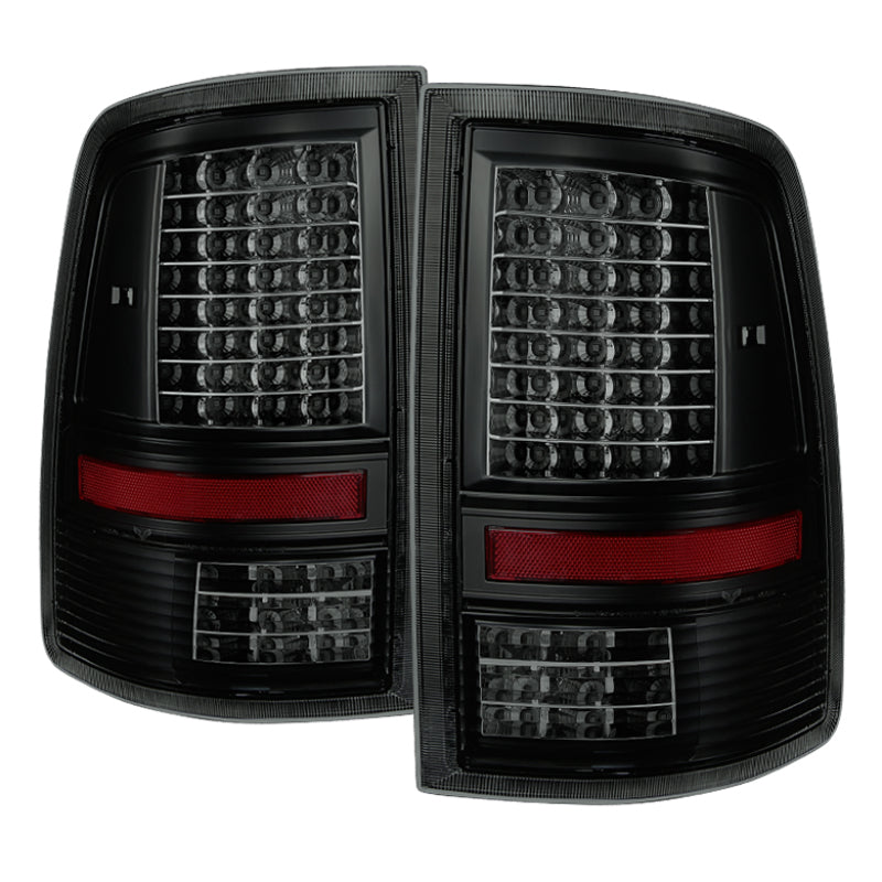 SPYDER Xtune Dodge Ram 1500 09-14 LED Tail Lights Incandescent Model Black Smoke ALT-JH-DR09-LED-G2-BSM 9034831