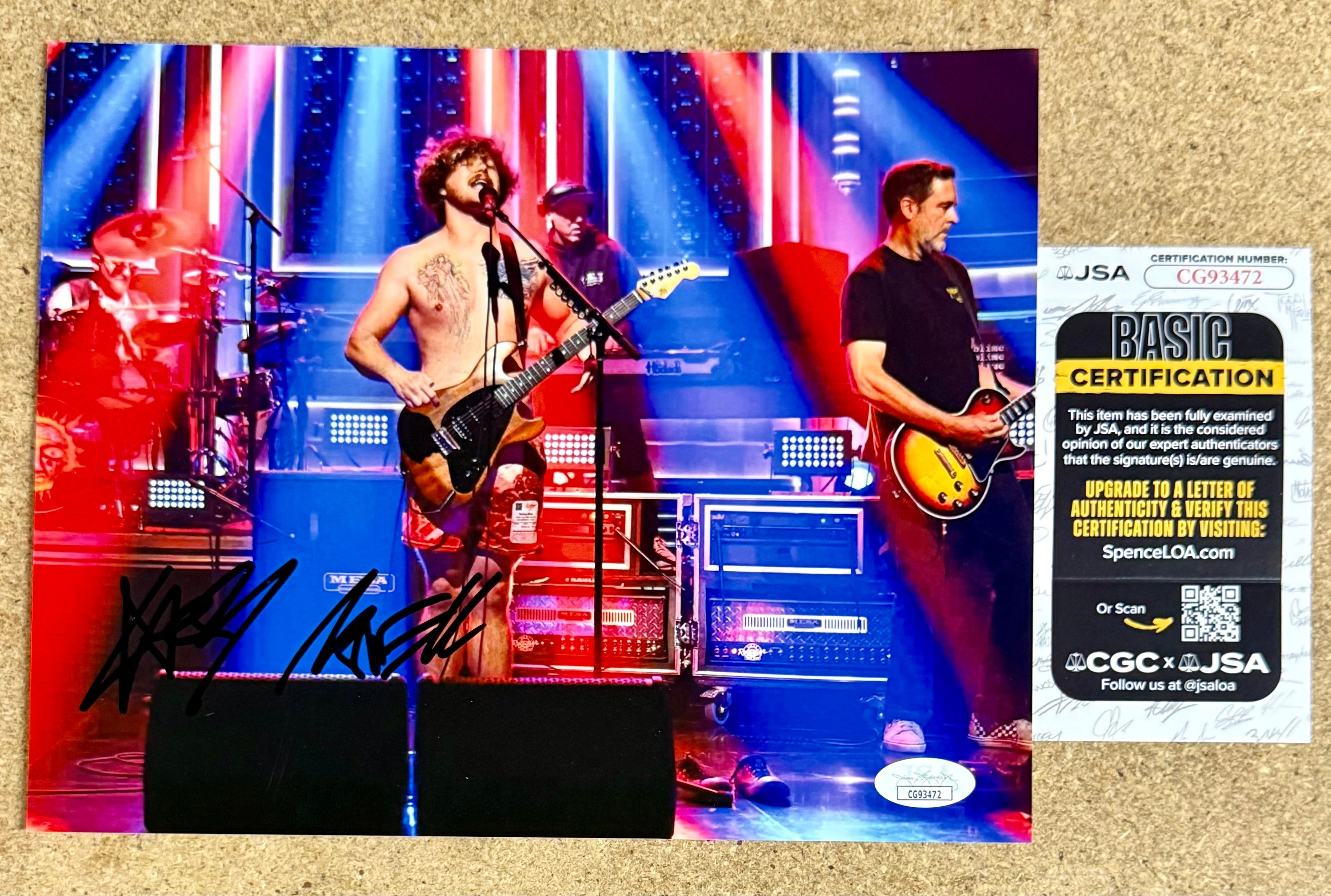 Jakob Nowell Signed Autographed Sublime, Jakob’s Castle & LAW 8x10 Photo JSA COA