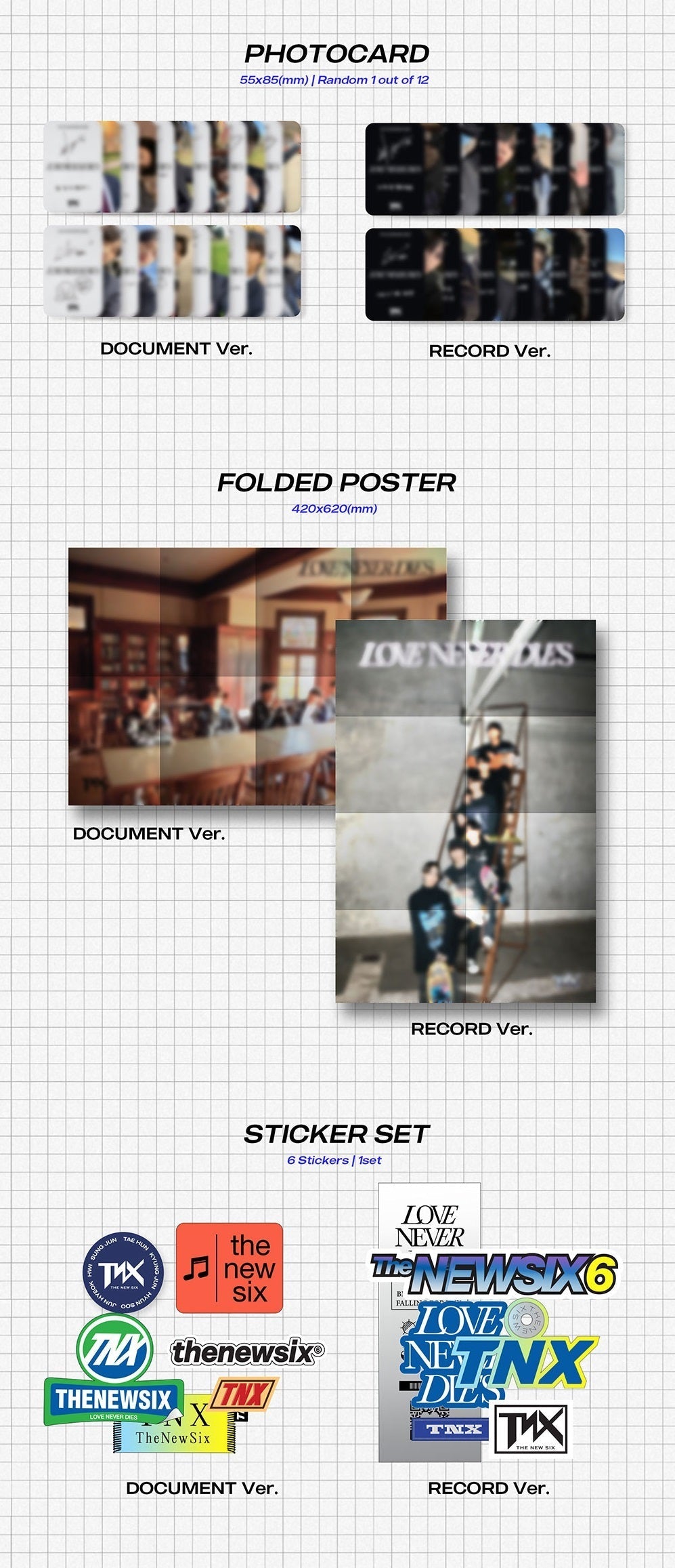 Tnx 2nd Mini Album - Love Never Dies
