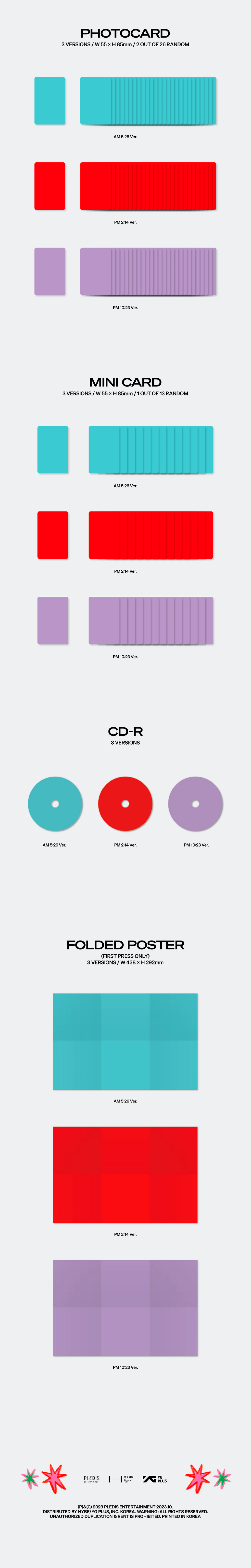 Seventeen 11th Mini Album - Seventeenth Heaven