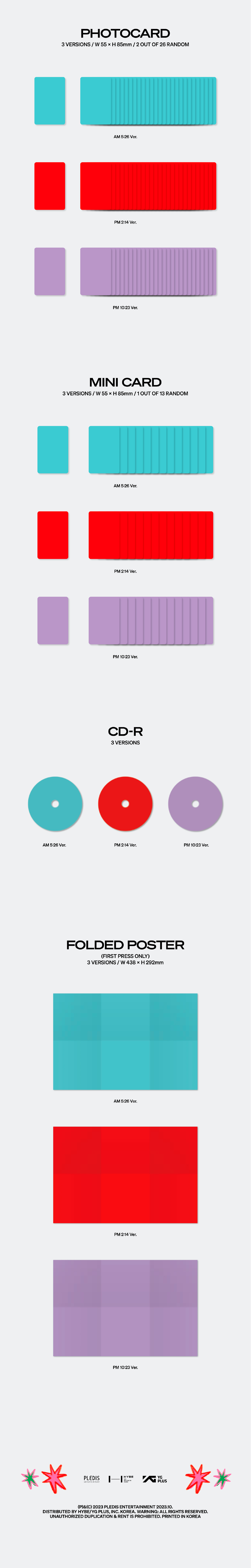 Seventeen 11th Mini Album - Seventeenth Heaven