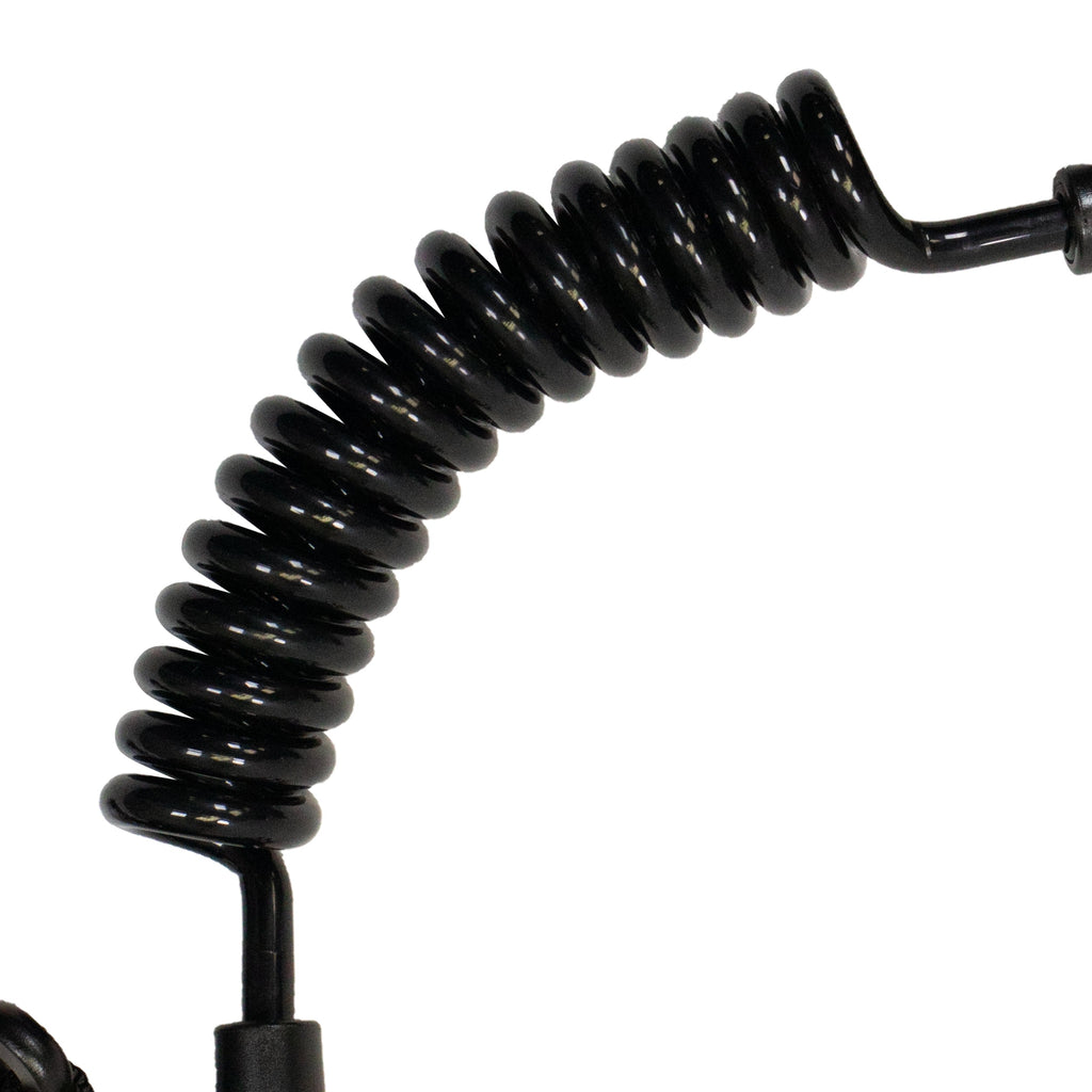Scuba Diving Shark Coil Lanyard with Snaps and Quick Release Buckles