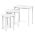 3-Piece Farmhouse Rectangle Side Table Set for Living Room