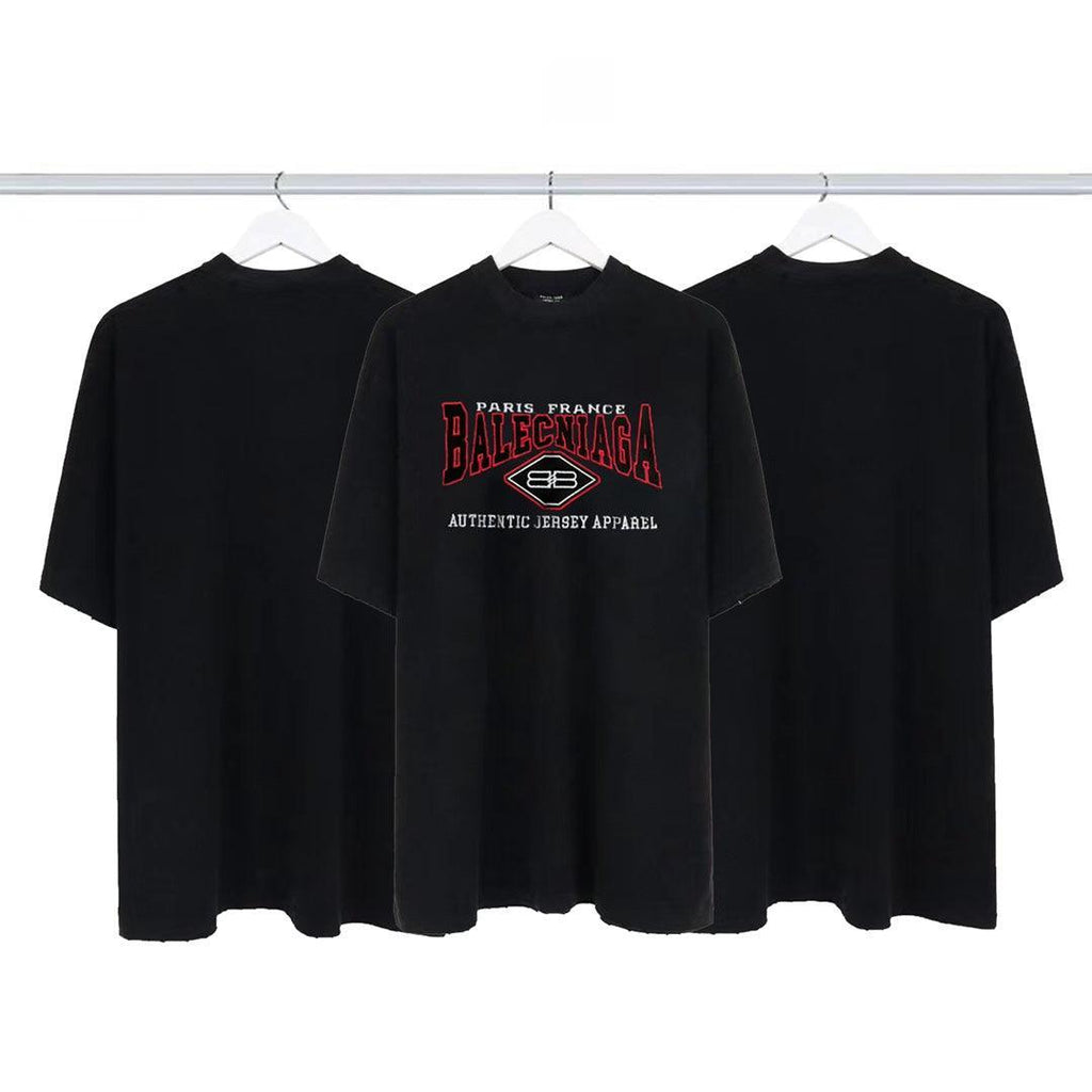 Balenciaga Black T-Shirt Without Collar