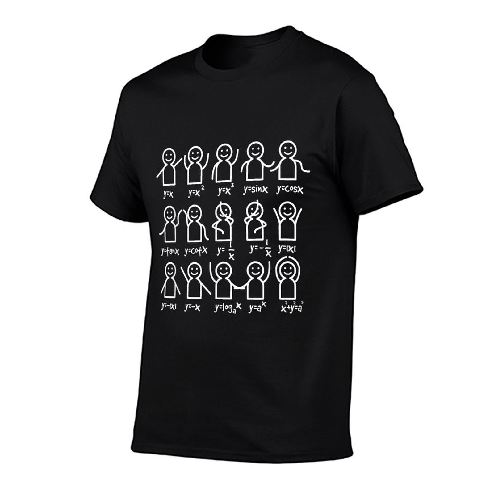 Algebra Dance Funny Graph Figures Math Equation  Graphic-printed T-Shirt