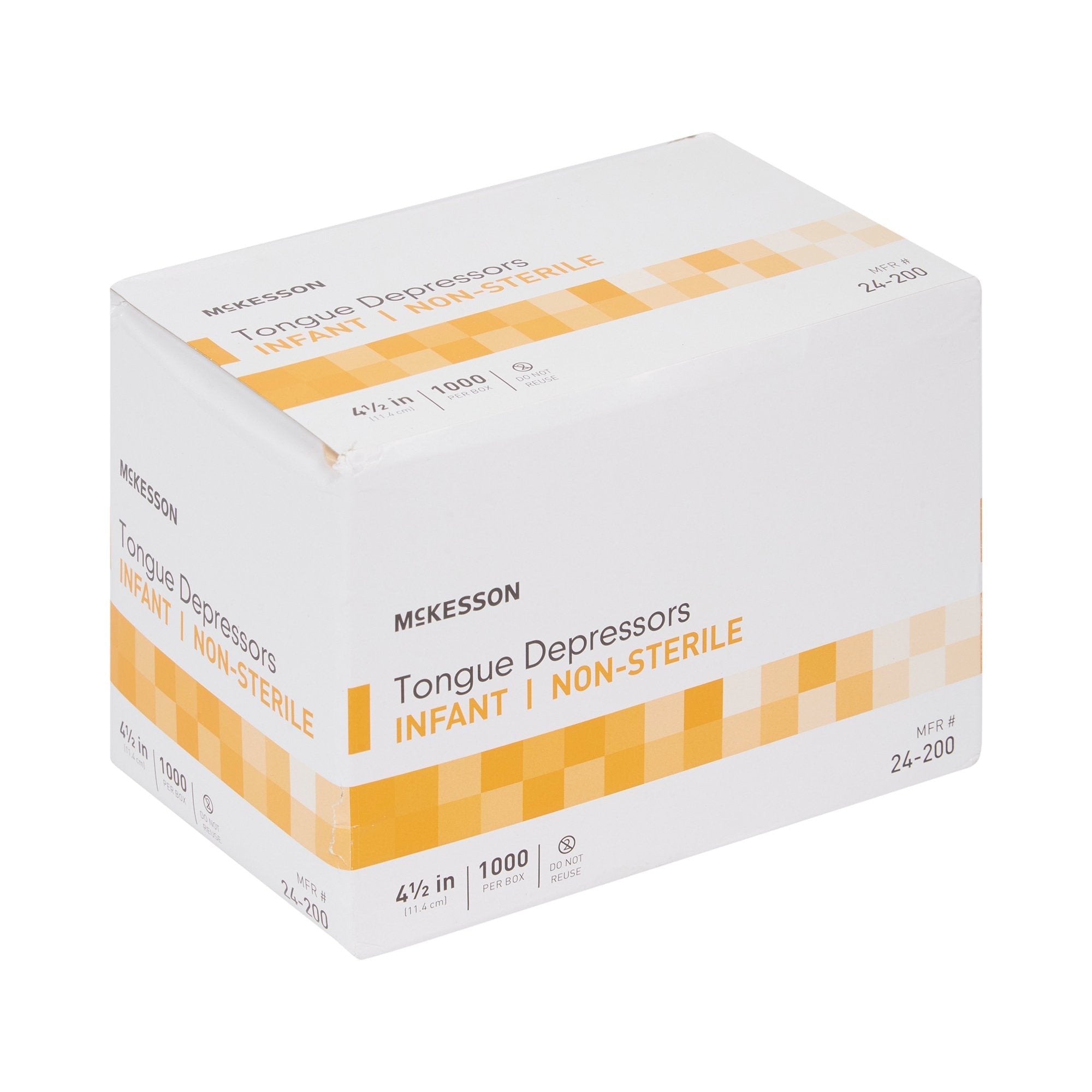 McKesson Tongue Depressor for Infant Use, Nonsterile 24-200