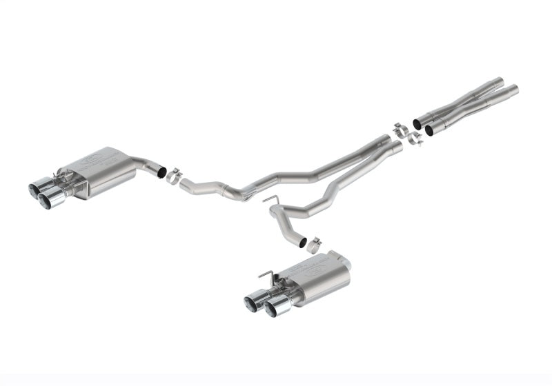 Ford Racing 2024 Mustang 5.0L Sport Cat-Back Exhaust - Chrome Tips M-5200-M5SC