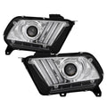 SPYDER 13-14 Ford Mustang (HID Only) Projector Headlights w/Turn Signal - Chrome PRO-YD-FM13HID-C 5085566