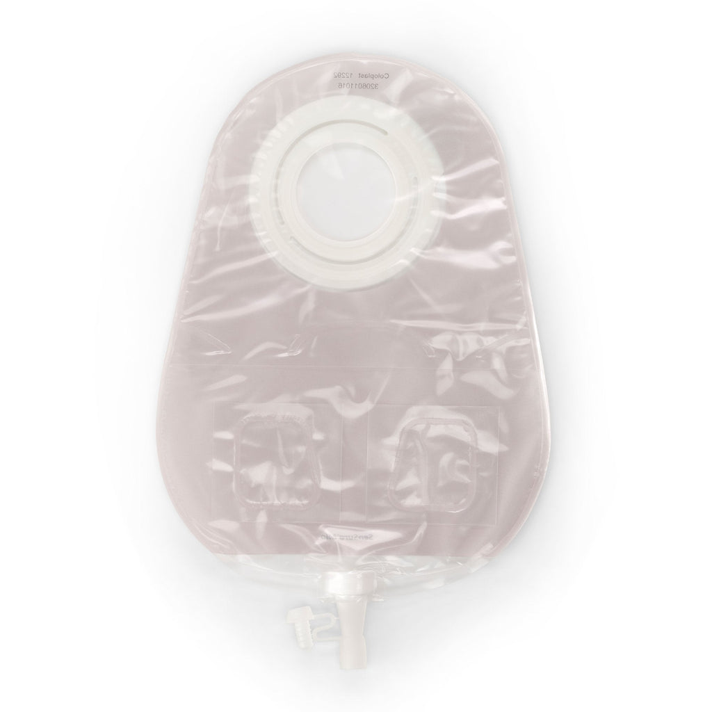 SenSura® Mio Flex 2-Piece Transparent Urostomy Pouch, Green Match 12292