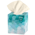 Kleenex Facial Tissue, 2-Ply, Cube Container, Boutique White, 8-2/5" X 8-2/5" 21270