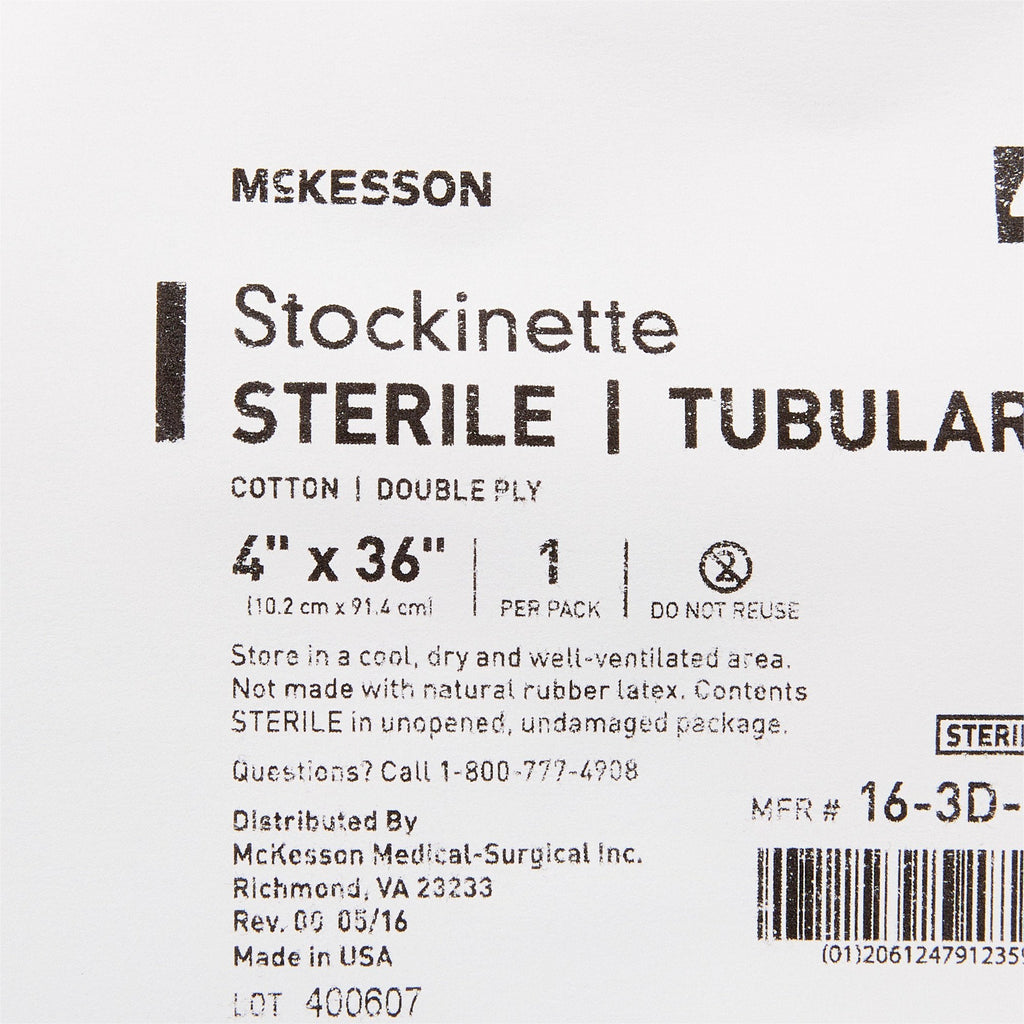 McKesson Beige Cotton Tubular Stockinette, 4 x 36 Inch 16-3D-436