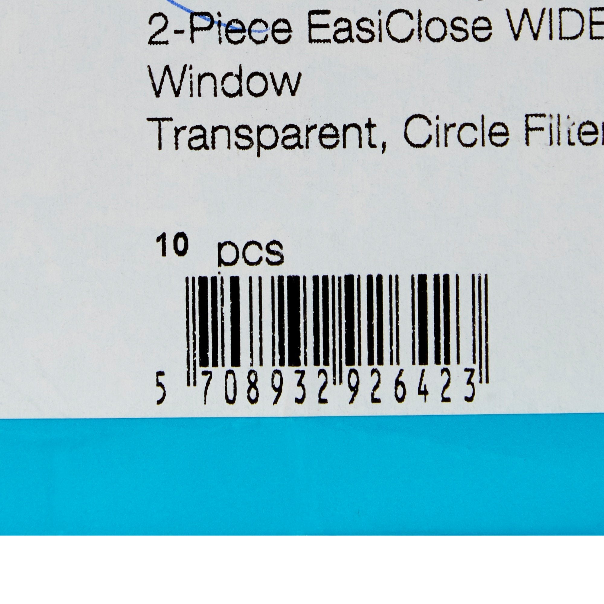 SenSura® Mio Click 2-Piece Transparent Ostomy Pouch, Red Match 11473