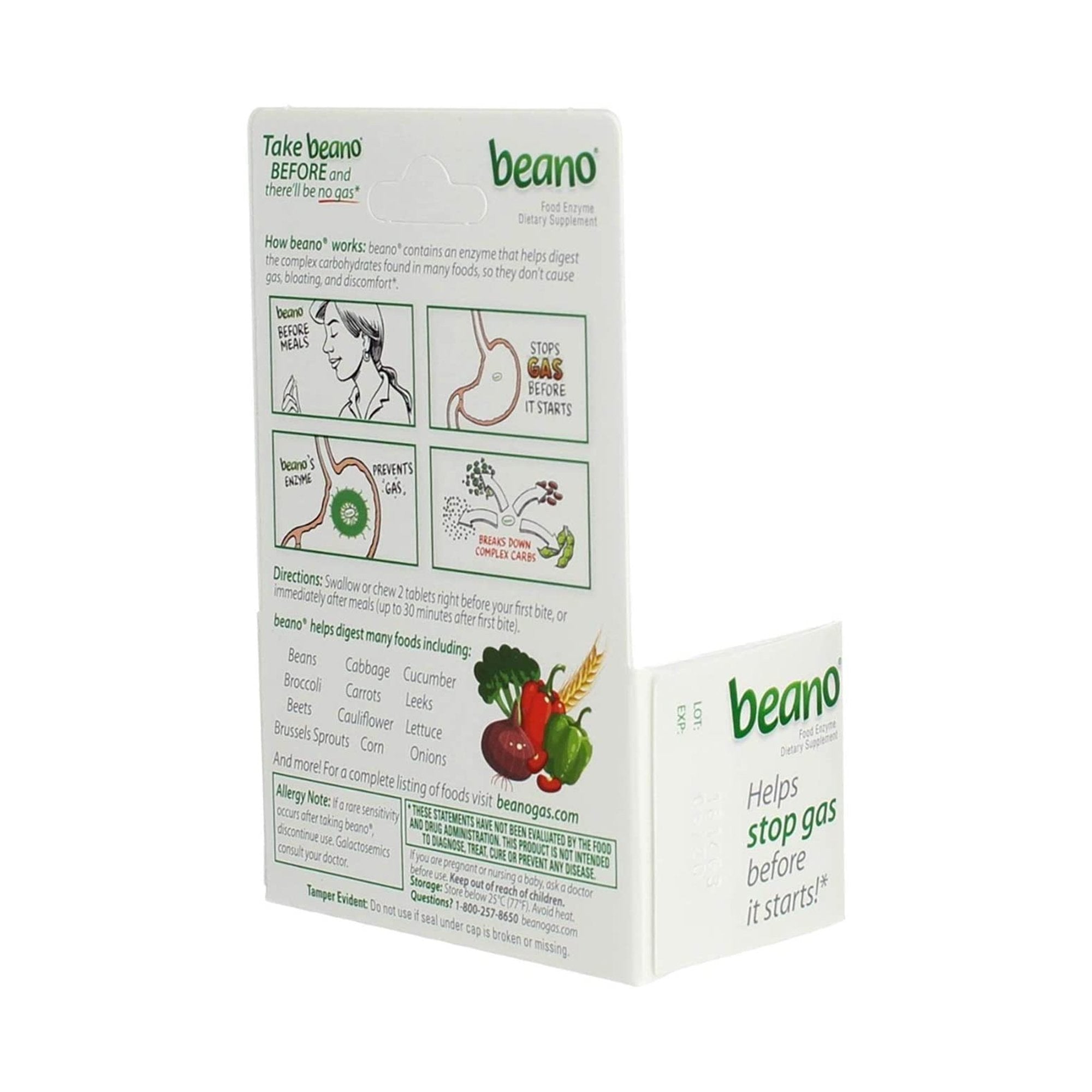 Beano® Food Enzyme Tablets, Extra Strength 04203710304