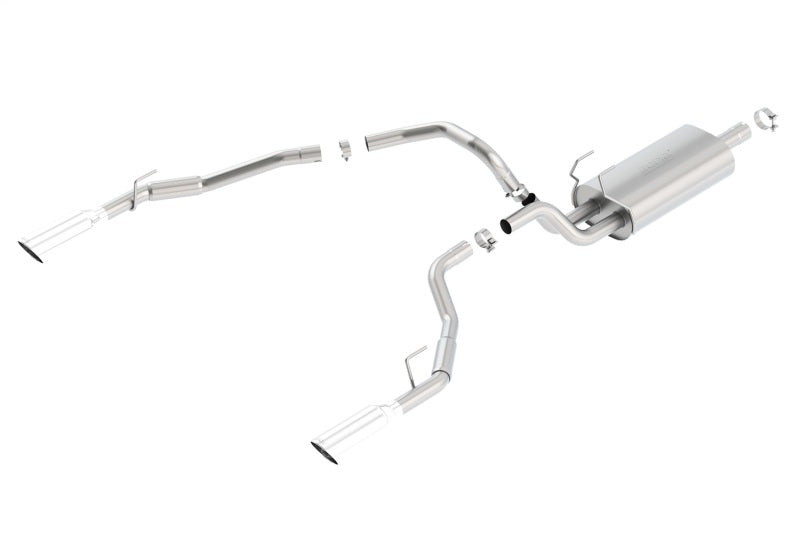 Borla Cat-Back Touring 09-15 Ram 1500 5.7L EC SB Truck Single Spilt Rear Exit Through Bumper 140552