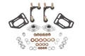 BMR Suspension BMR 90-93 Fox Mustang Caster Camber Plates - Black Hammertone WAK731H