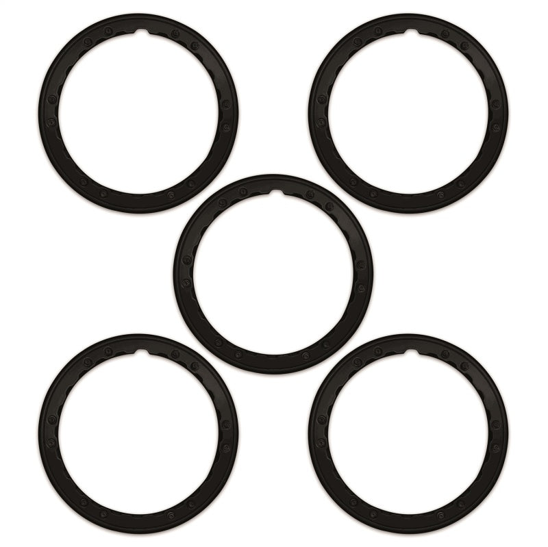 Ford Racing 21-22 Bronco Bead Lock Trim Ring Kit - Black M-1021K-BLB