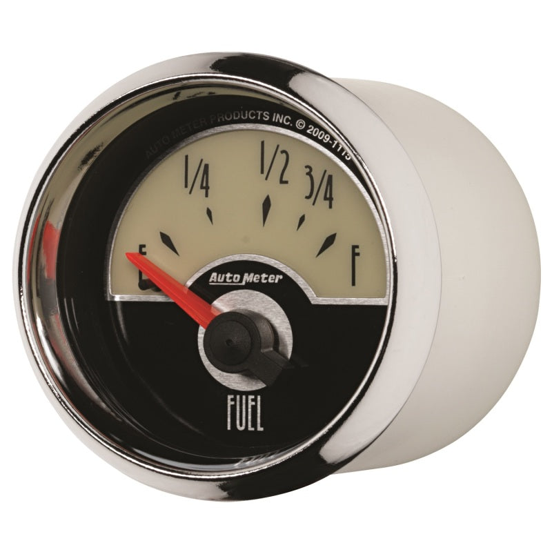 AutoMeter Gauge Fuel Level 2-1/16in. 73 Ohm(e) to 10 Ohm(f) Elec Cruiser 1115