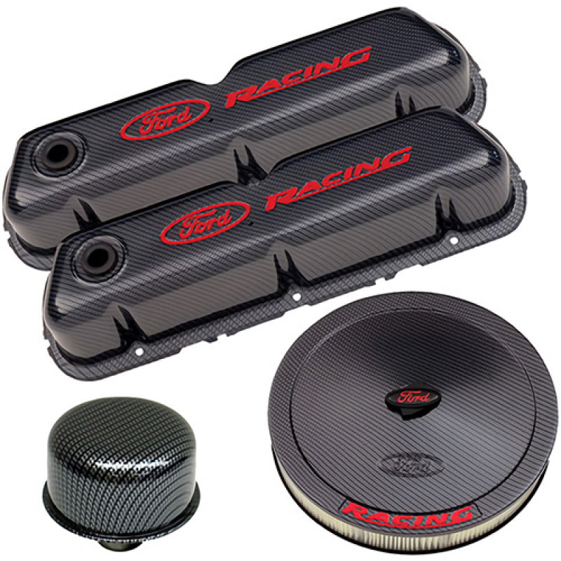Ford Engine Dress up Kit C/F w/Ford Racing Logo FRD302-520