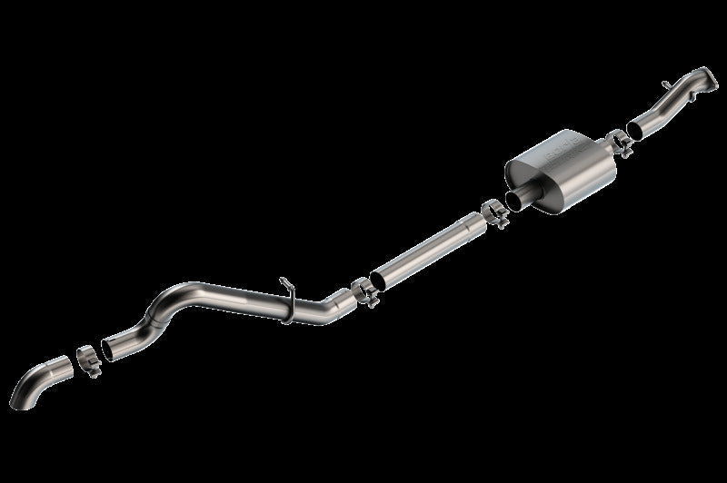 Borla 21-22 Ford Bronco 2.3L 2DR/4DR T-304 Stainless Steel Cat-Back Touring Exhaust - Brushed 140897