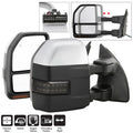 SPYDER xTune 08-15 Ford F-250 SD Heated Adj LED Signal Chrome Mirrors - Smk (MIR-FDSD08S-G5-PW-RSM-SET) 9943133