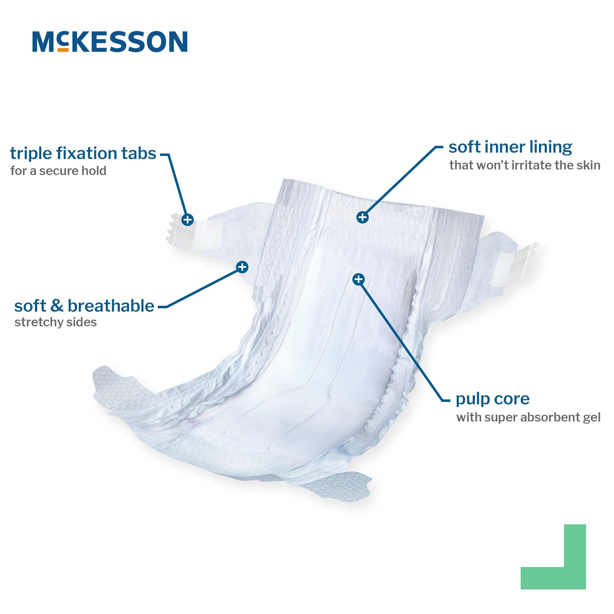 McKesson Baby Diaper, Size 4 BD-SZ4