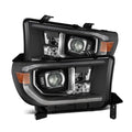 AlphaRex 07-13 Toyota Tundra / 08-17 Sequoia LUXX-Series LED Proj HL Blk w/Actv Lgt Seq. Sig + DRL 880823 *Discontinued