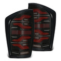 AlphaRex 16-21 Toyota Tacoma LUXX LED Taillights Blk/Red w/Activ Light/Seq Signal 680000 *Discontinued