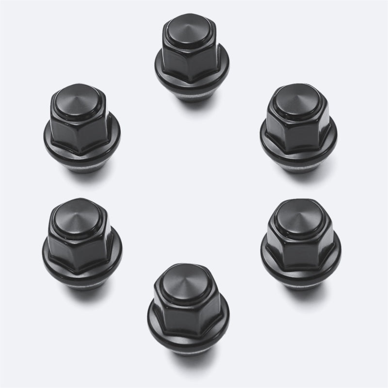 Ford Racing M12 x 1.5 Black Lug Nut - Set of 6 M-1012-BR