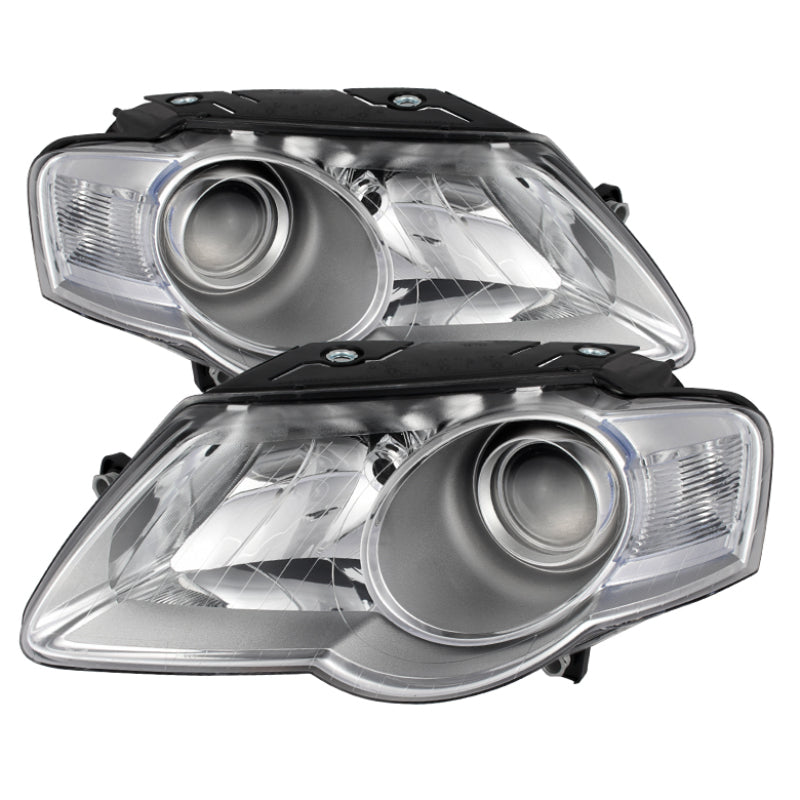 SPYDER Xtune Volkswagen Passat 06-10 (Halogen Only) Projector Headlights Chrome HD-JH-VWPAT06-C 9025570