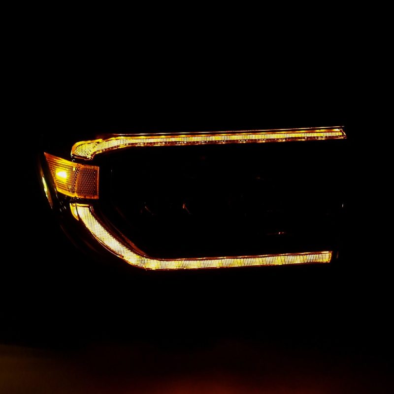 AlphaRex 07-13 Toyota Tundra NOVA LED Proj Headlights Alpha-Black w/Activ Light/Seq Signal/DRL 880820 *Discontinued