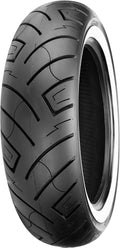 SHINKO, Shinko Tire 777 Cruiser Heavy Duty Rear 180/65B16 81H Bias Belted with White Sidewalls