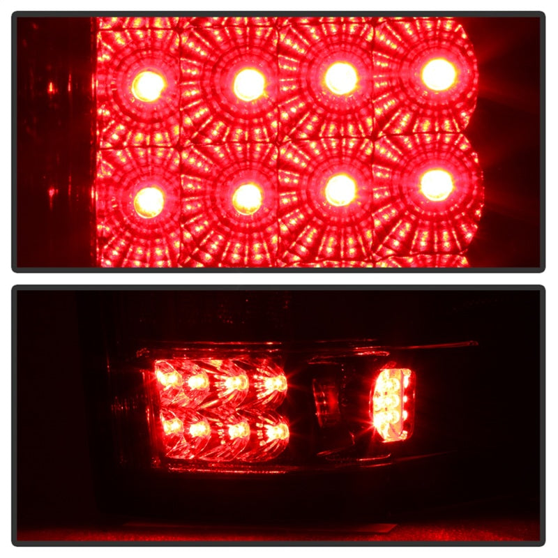 SPYDER Xtune Ford F150 Styleside 04-08 LED Tail Lights Red Clear ALT-ON-FF15004-LED-RC 5034069