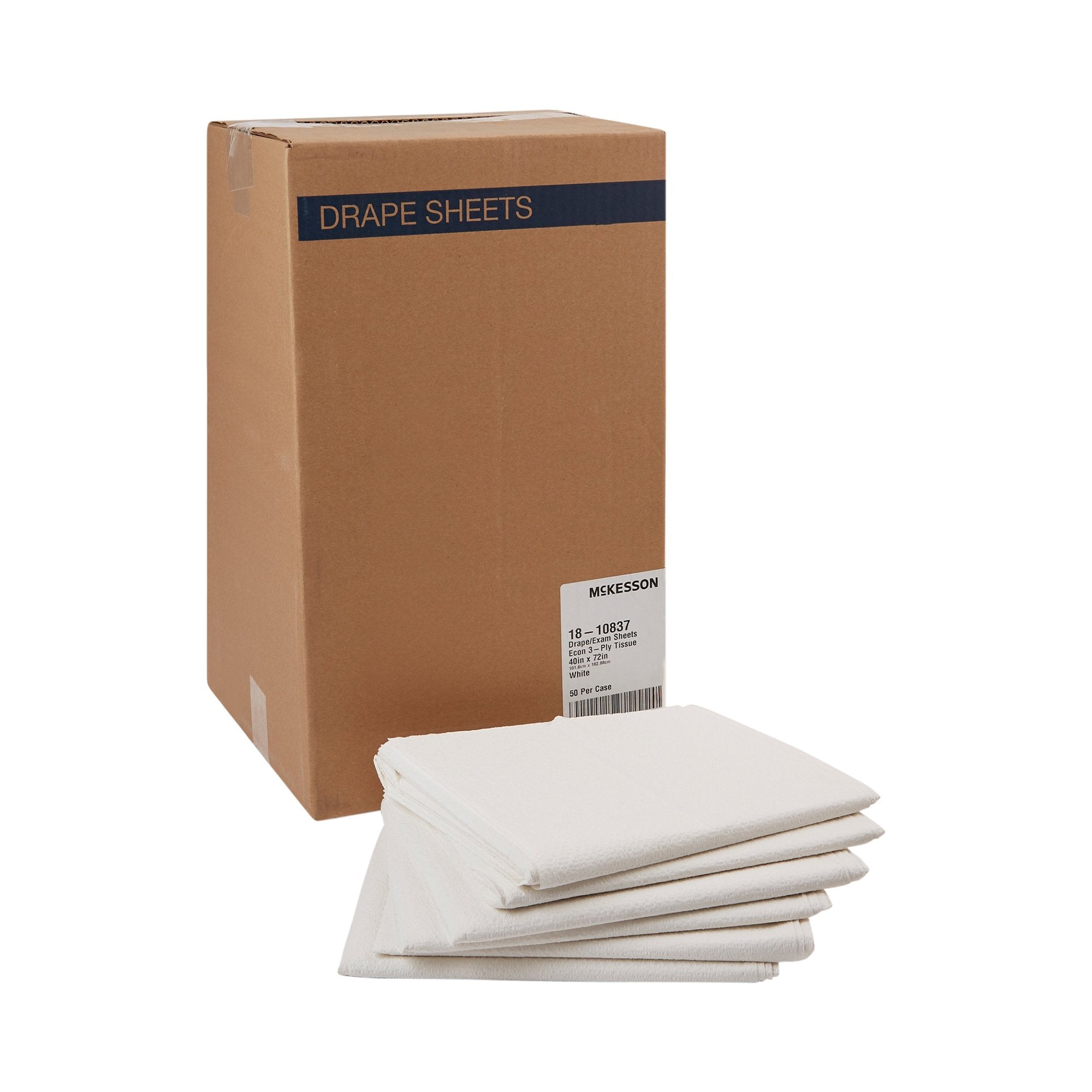 McKesson Sterile Physical Exam Drape, 40 x 72 Inch 18-10837
