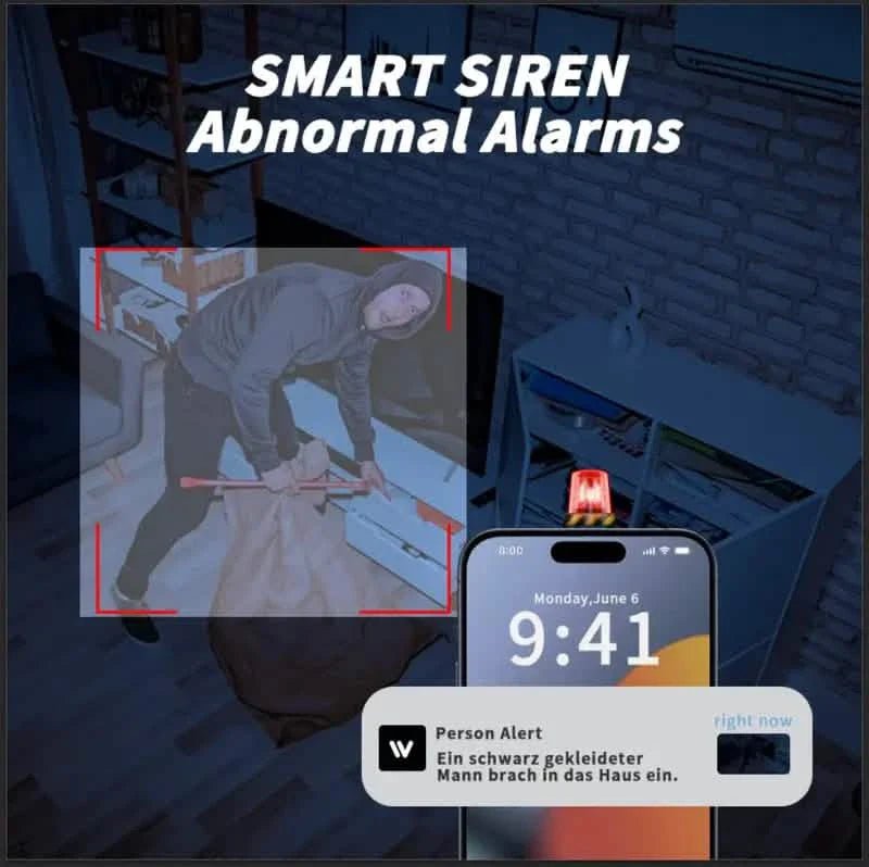 3MP Smart Home Security Camera – Night Vision, Two - Way Audio, Motion Detection, Alexa Compatible - PhishStones Products