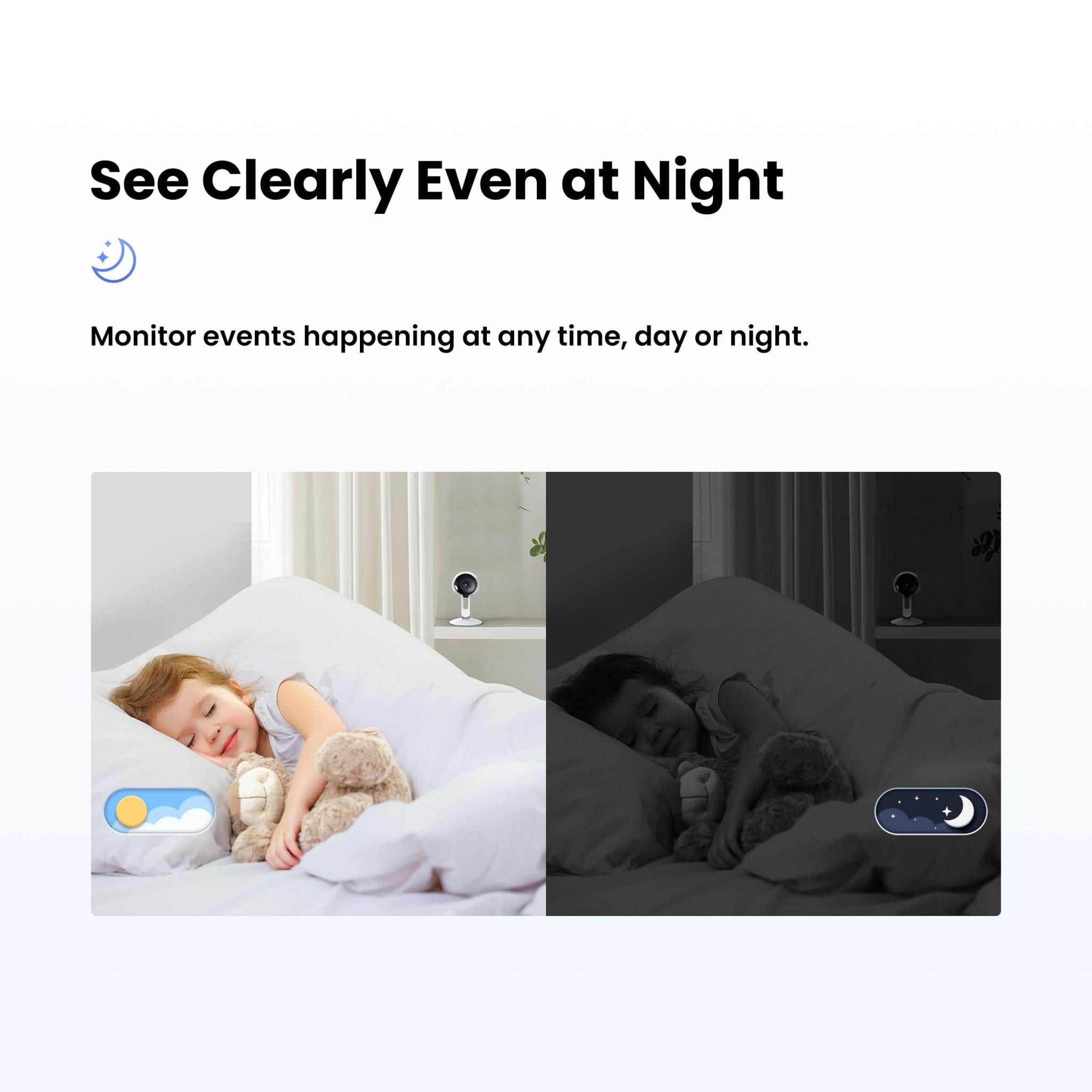 3MP Wireless Smart AI Home Security Camera – Two - Way Audio, Motion Detection, Night Vision - PhishStones Products