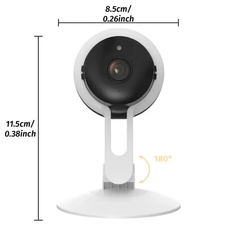 3MP Wireless Smart AI Home Security Camera – Two - Way Audio, Motion Detection, Night Vision - PhishStones Products