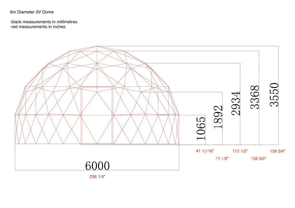 4-Season DELUXE Glamping Package Dome - 20'/6m - Phoenix Domes